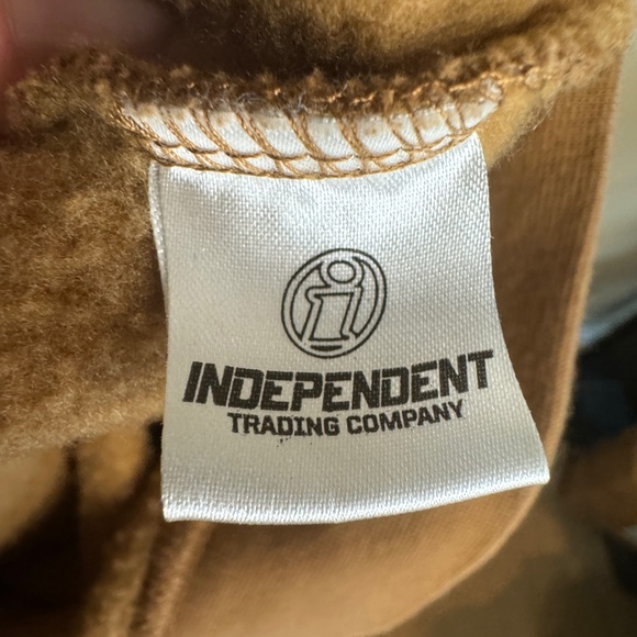 STLHD MEN'S YUBA RIVER SADDLE BROWN PREMIUM HOODIE SMALL - Picture 7 of 8